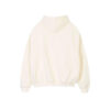 Beige Solid Regular Hoodie - Image 2