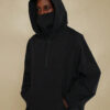 Balaclava Half-Zipper Hoodie